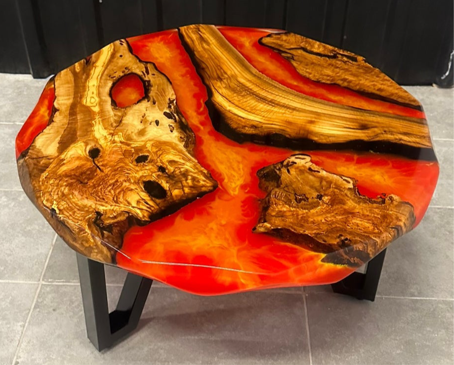 Volcano epoxy table